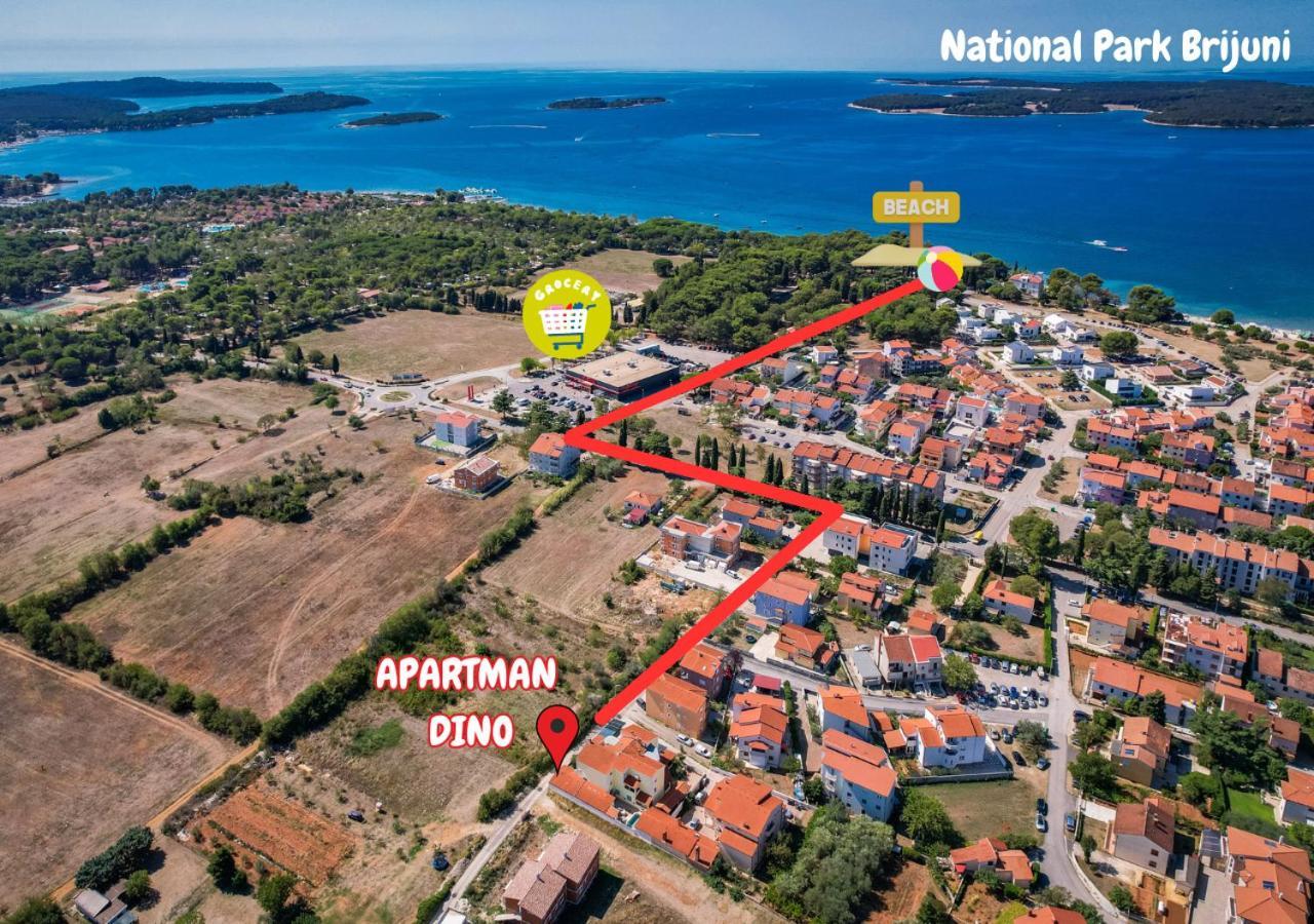 Apartman Dino Fažana エクステリア 写真